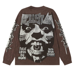 Hellstar Studios Face Long Sleeve Tee