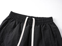 MIXED EMOTION “ME” rhinestone Nylon Pants