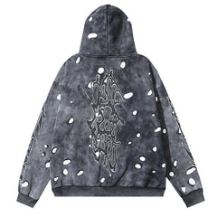 Hellstar Studios Washed Grey Hoodie