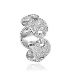 Men's Pig Nose Cuban Ring