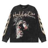 Hellstar Studios Face Long Sleeve Tee