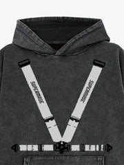 Racing Seat Belt Pattern  Design Hoodie