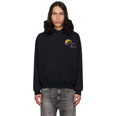 RHUDE Letter sunset print Hoodie
