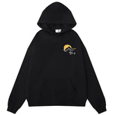 RHUDE Letter sunset print Hoodie