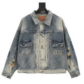 SAINT MICHAEL Flap Pockets Denim Jacket