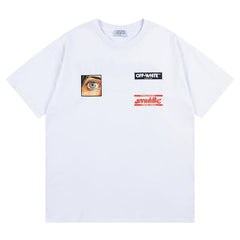 OFF WHITE Eye-logo T-shirt