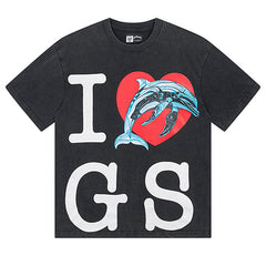 Godspeed Miami Dolphin T-Shirt Black