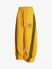 Vintage Paratrooper Machete Side Stripe Drape Wide Leg Pants