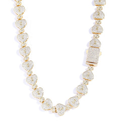 Women's US Dollars Money Bag Cuban Necklace #CHA309