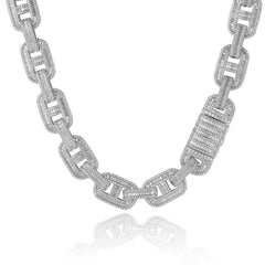 Men's Micro-inlaid Zirconia Cuban Necklace #CHA039