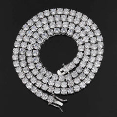 Men's Hip Hop Zirconia Tennis Necklace #CHA003