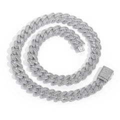 Men's Mixed Zirconia Cuban Necklace #CHA118