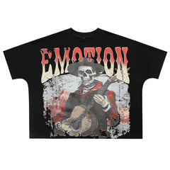 MIXED EMOTION Skull Soul Guitar Tee