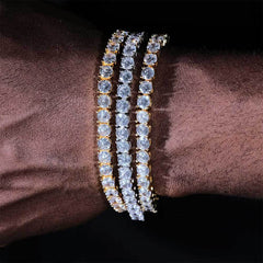 Men's Tennis Zirconia Bracelet #CHA003