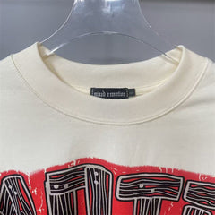 MIXED EMOTION Cream ‘Art Club’ Long Sleeve Tee