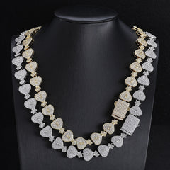 Women's US Dollars Money Bag Cuban Necklace #CHA309