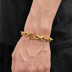 Men's Titanium Steel Cuban Bracelet #CHA060