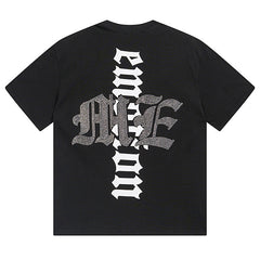 MIXED EMOTION “Astronaut” Rhinestone Tee