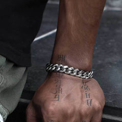 Men's Spring Clasp Cuban Bracelet #CHA064