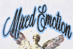 MIXED EMOTION Rhinestone Cropped Tee