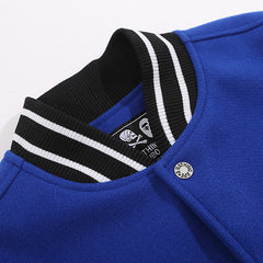 BAPE Leather Long Sleeve Baseball Jacket