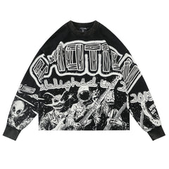 MIXED EMOTION “Astro” Long Sleeve Sweatshirts