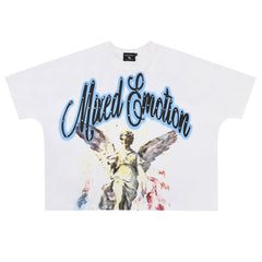 MIXED EMOTION Rhinestone Cropped Tee