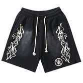 Hellstar Graffiti Washed Shorts