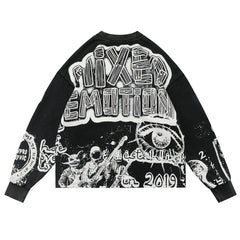 MIXED EMOTION “Astro” Long Sleeve Sweatshirts