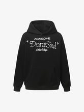 Street Hip-Hop Foam Print Hoodie