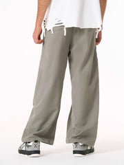 Elastic Waistband Barrel Pants - 2425