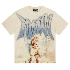 MIXED EMOTION Rhinestone Tee