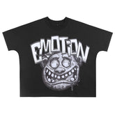 MIXED EMOTION Black “Monster” Tee