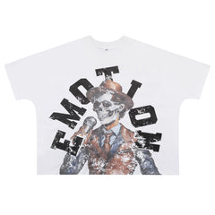 MIXED EMOTION Skeleton Soul Singer Tee