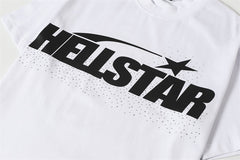 HELLSTAR Classic Lettering Rhinestone T-Shirt