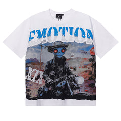 MIXED EMOTION Rhinestone Racer Tee