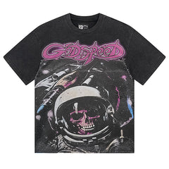 GODSPEED Skeleton Astronaut T-shirt