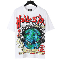 HELLSTAR Earth Print T-shirt