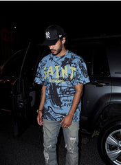 Saint Michael Graphic Printed T-Shirt