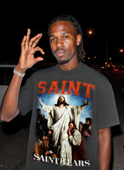 Saint Michael Graphic Printed T-Shirt