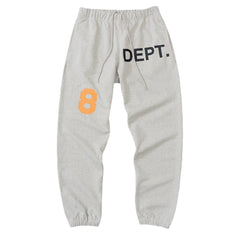 GALLERY DEPT. Grey Deep Logo Cotton Blend Joggers