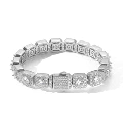 Men's Rock Candy Zirconia Cuban Bracelet #CHA174