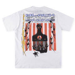 Hellstar Studios black stars shine tee