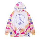 Gallery Dept Tie-dye Gold Letter Hoodies