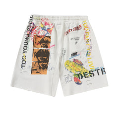SAINT MICHAEL X Takashi Murakami Graff Sweatshort
