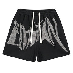 MIXED EMOTION Rhinestone Shorts