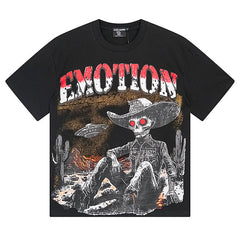 MIXED EMOTION Skeleton Cowboy Tee