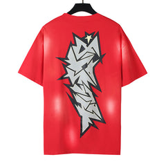 HELLSTAR Letter Pattern T-shirt