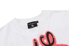 MIXED EMOTION Rhinestone Cropped Tee