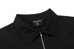 MIXED EMOTION “ME” Rhinestone Zip Up Shirt Tee